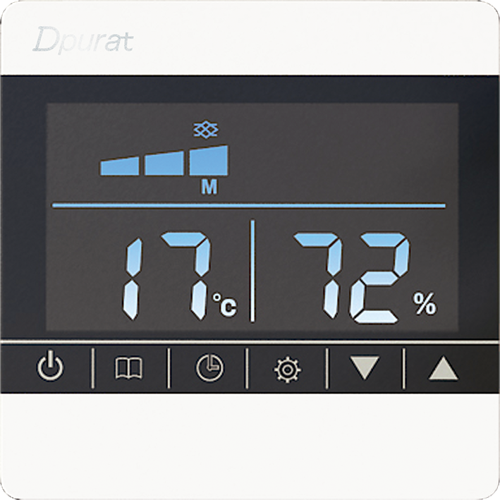 Sistema de intercambiador de calor mecánico montado en la pared HRV 